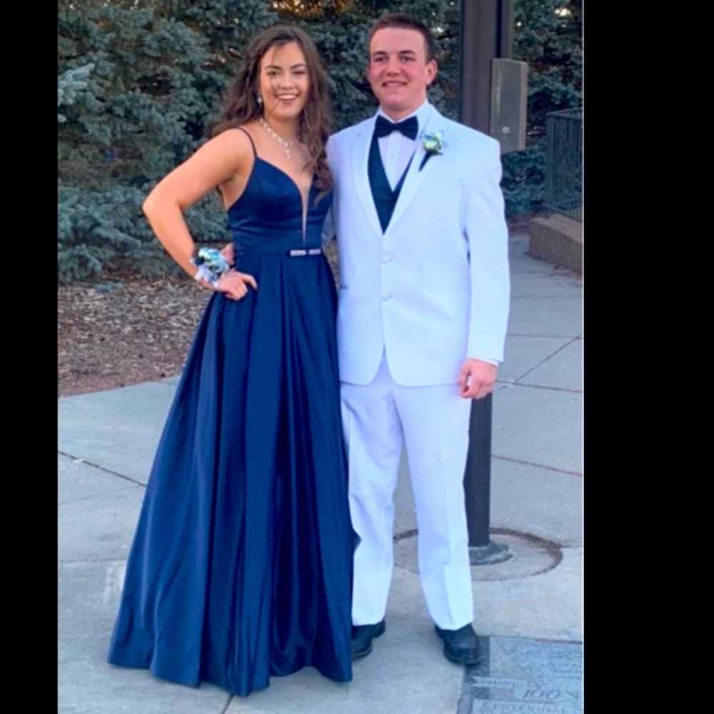 Blue Ball Gown Dress